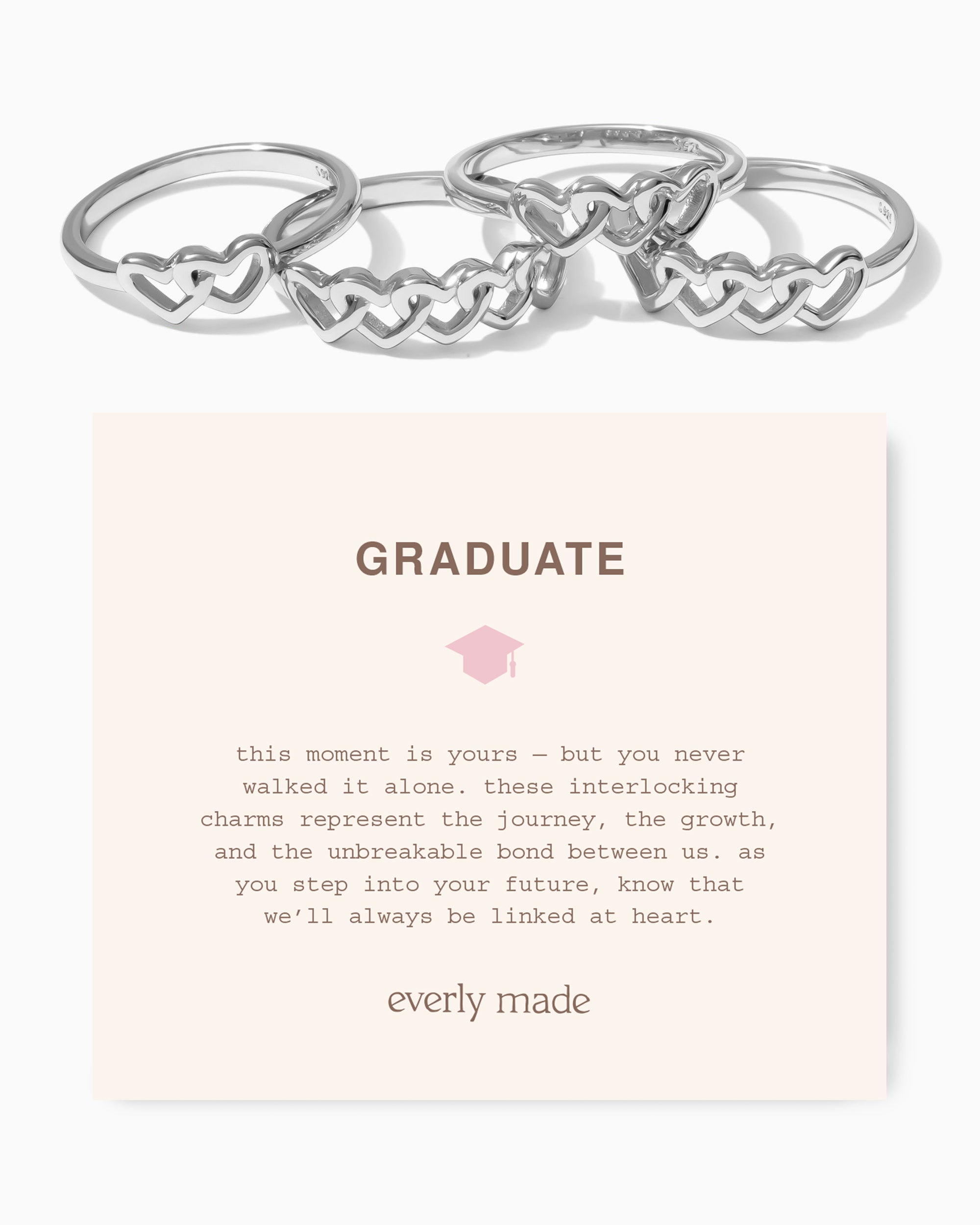 Linked Hearts Ring • Graduate