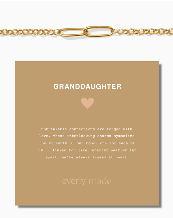 Linked Bracelet • Granddaughter