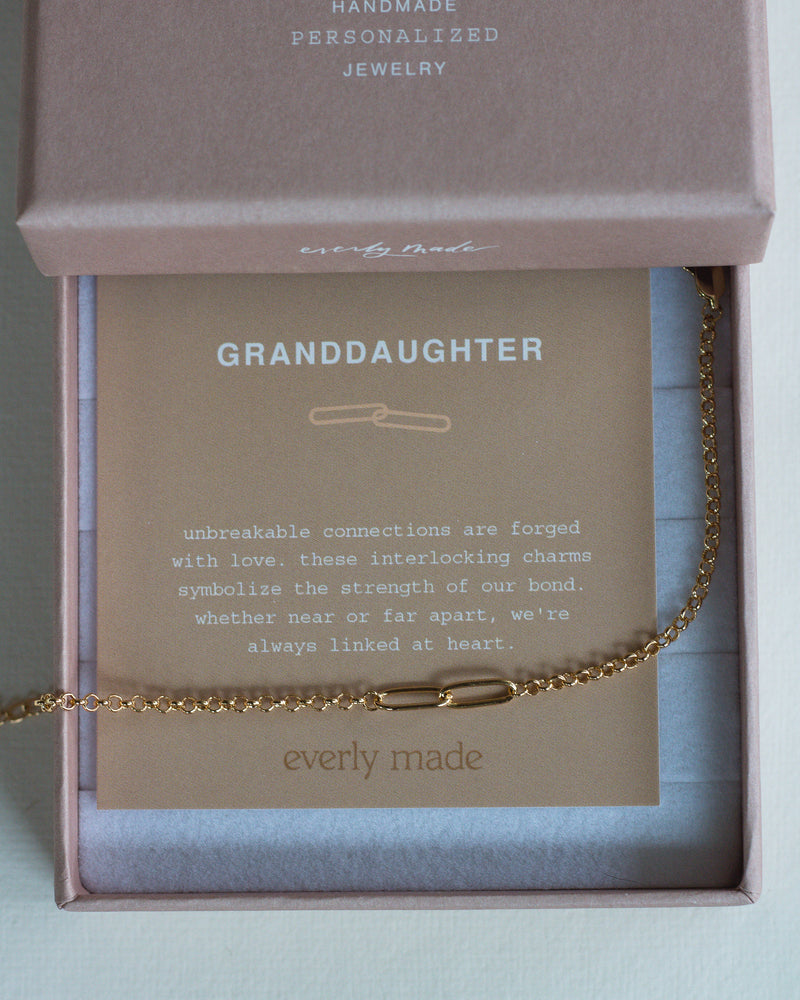 Linked Bracelet • Granddaughter