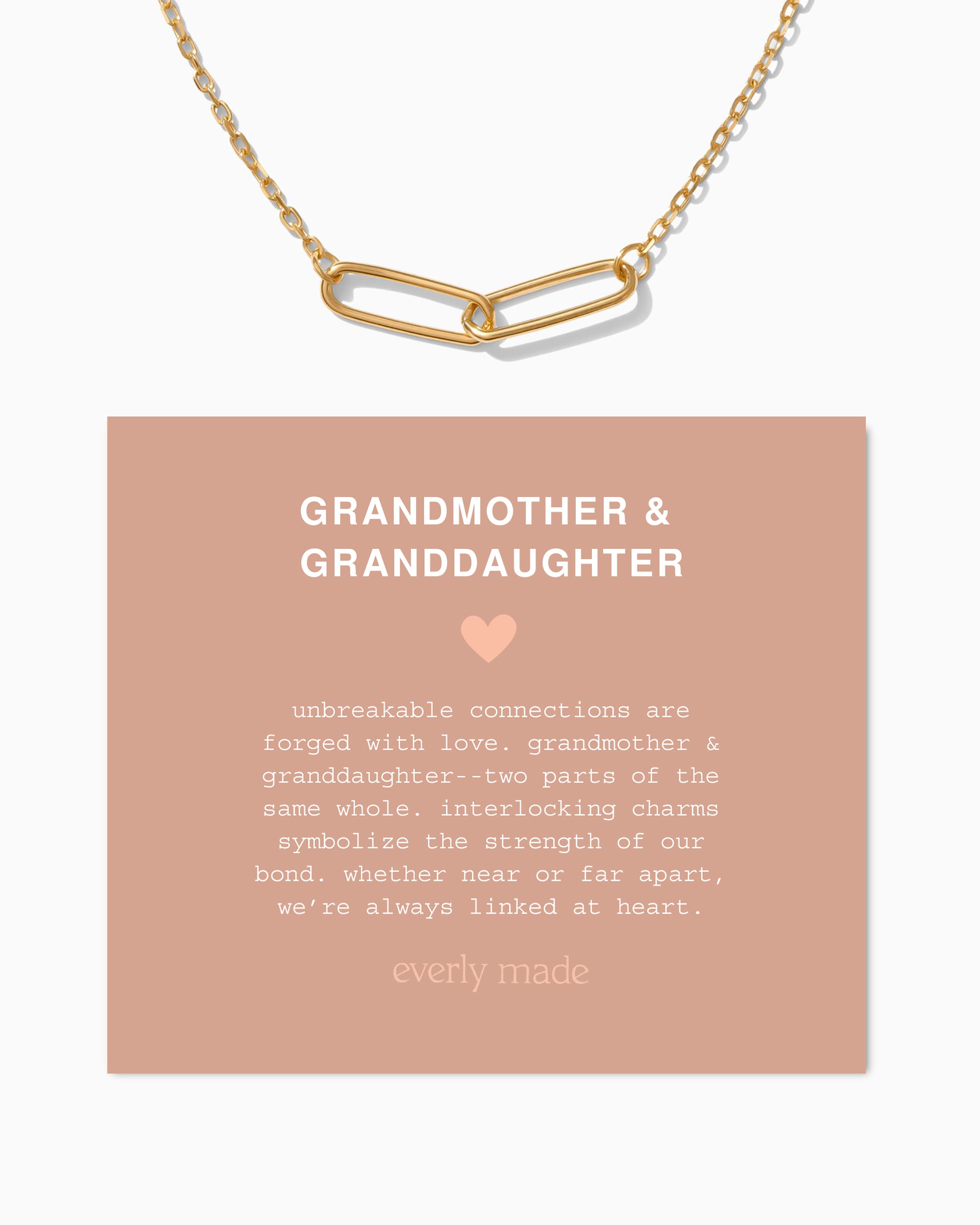 Linked Necklace • Grandmother & Granddaughter