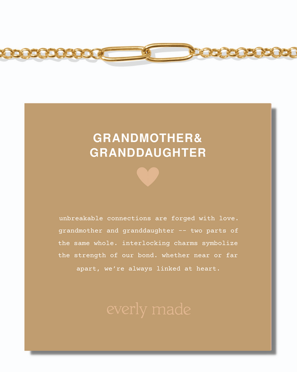 Linked Bracelet • Grandmother & Granddaughter