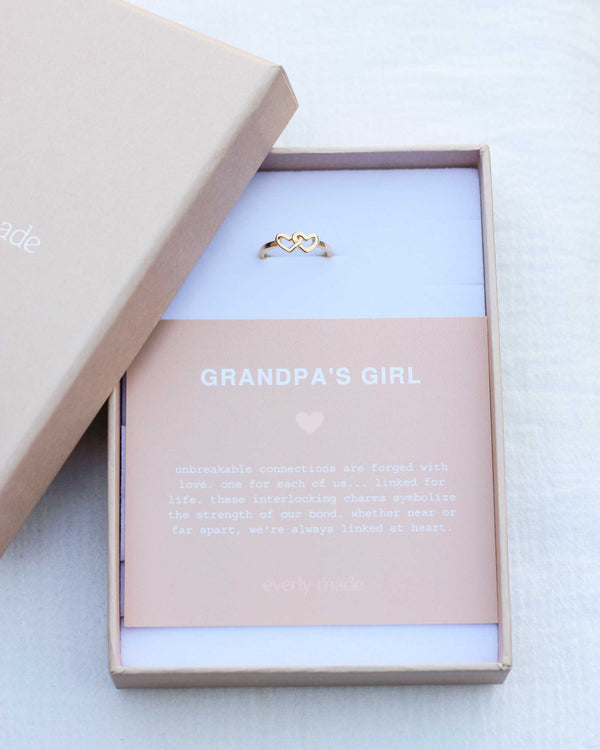 Linked Hearts Ring • Grandpa's Girl