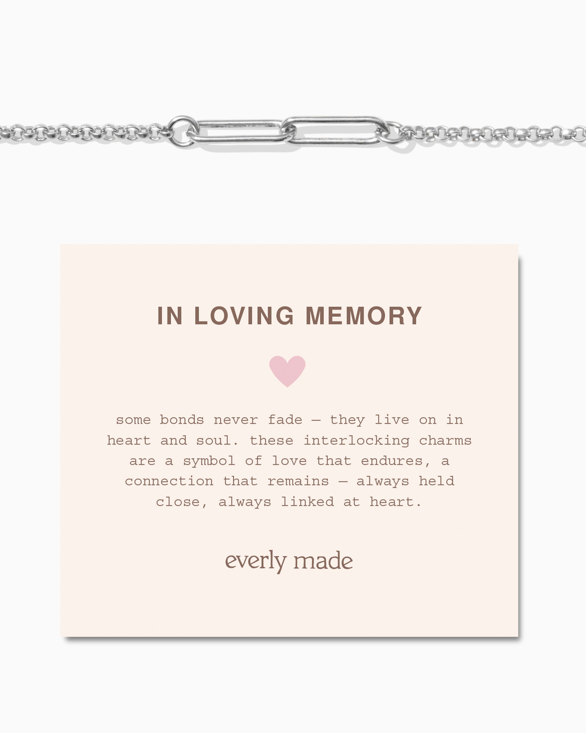 Linked Bracelet • In Loving Memory