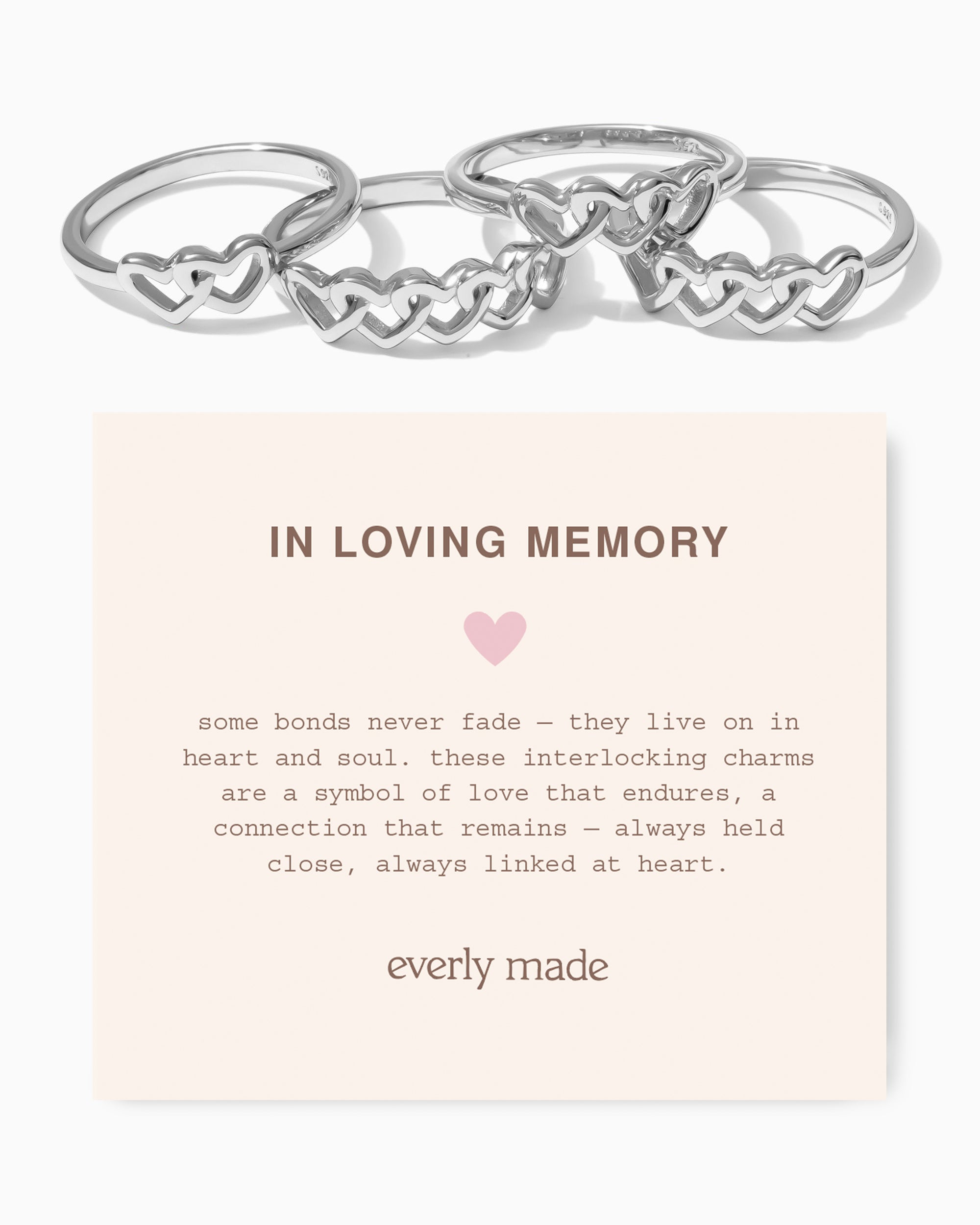 Linked Hearts Ring • In Loving Memory