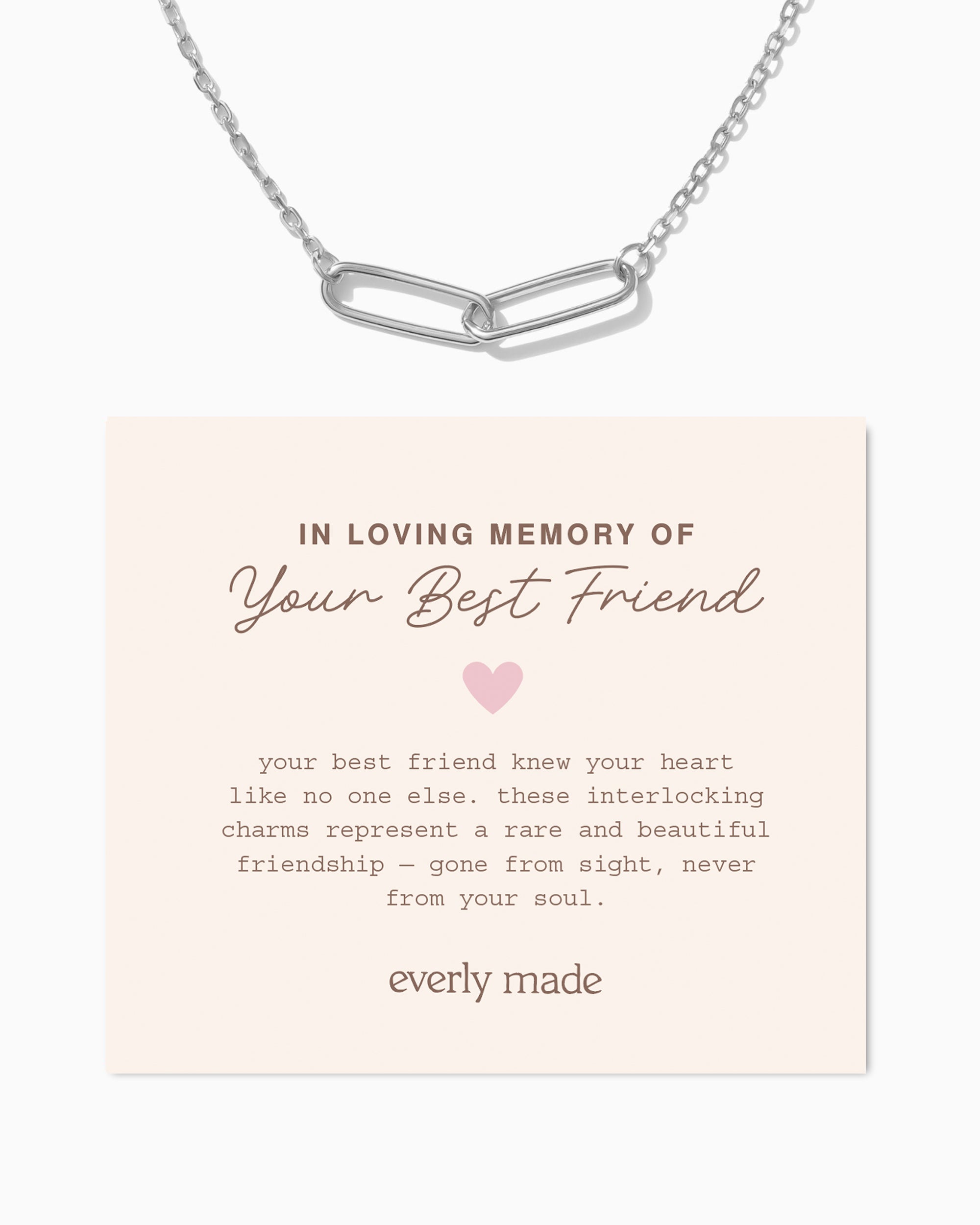 Linked Necklace • In Loving Memory of your Best Friend