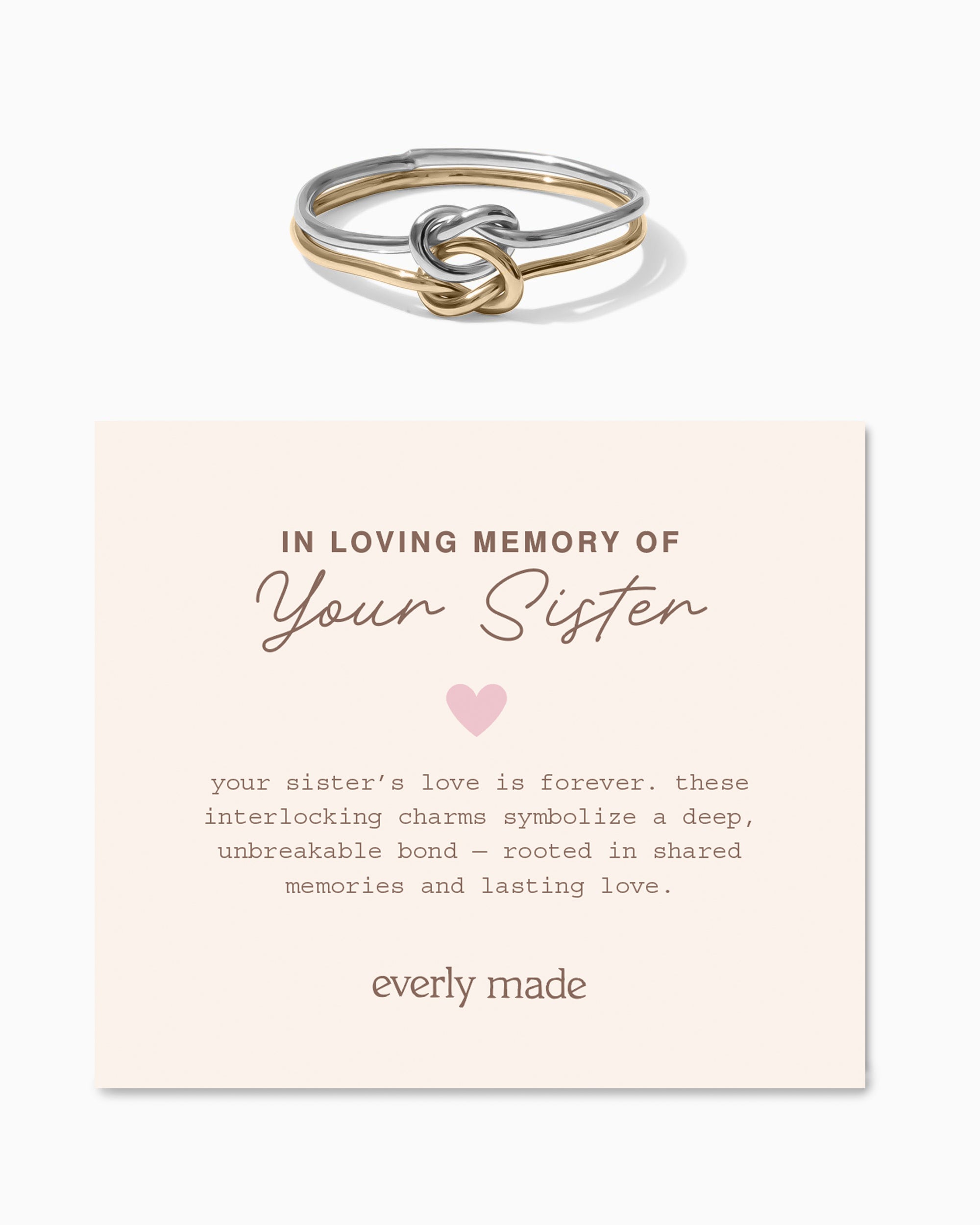 Linked Ring • In Loving Memory of your Sister