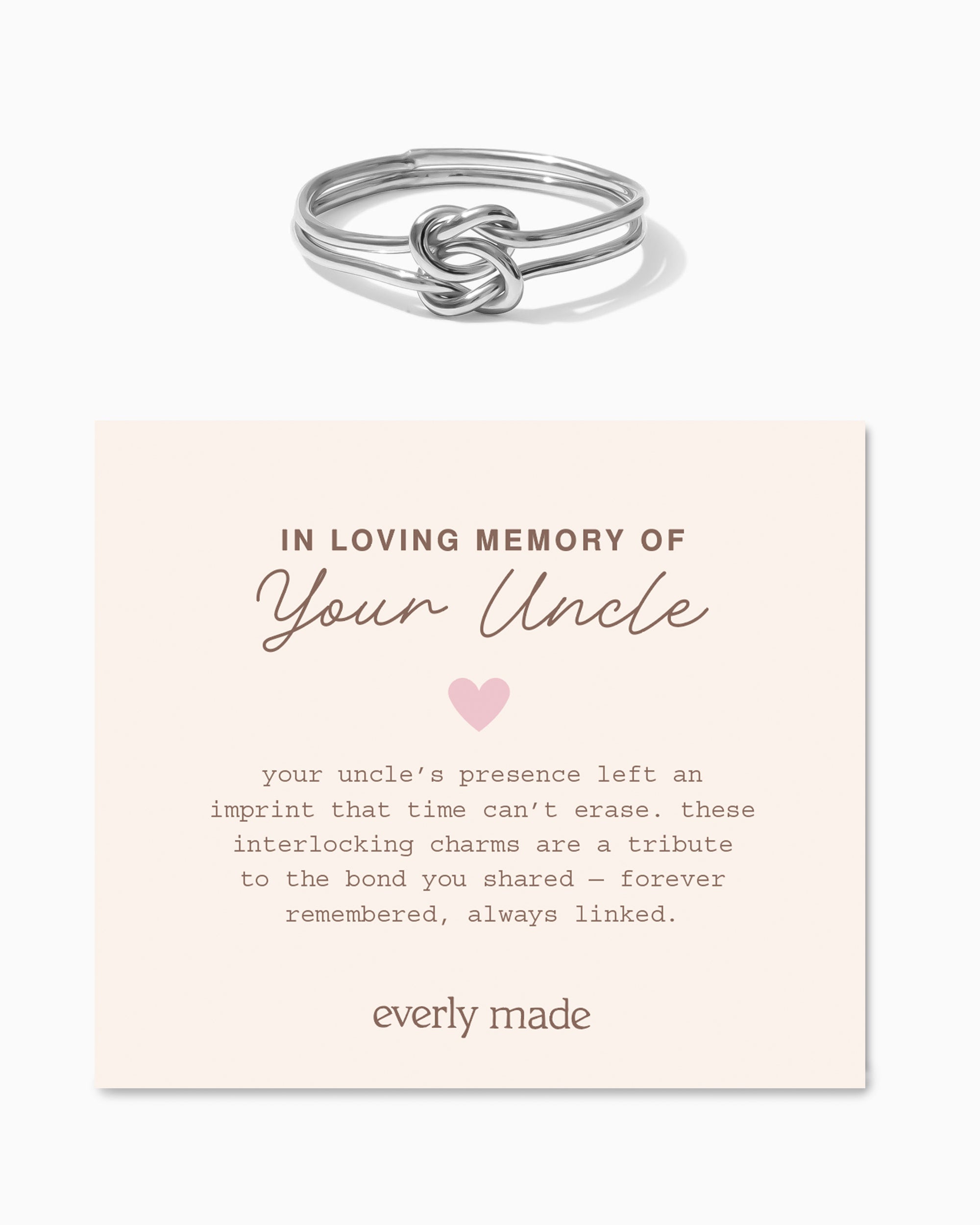 Linked Ring • In Loving Memory of your Uncle
