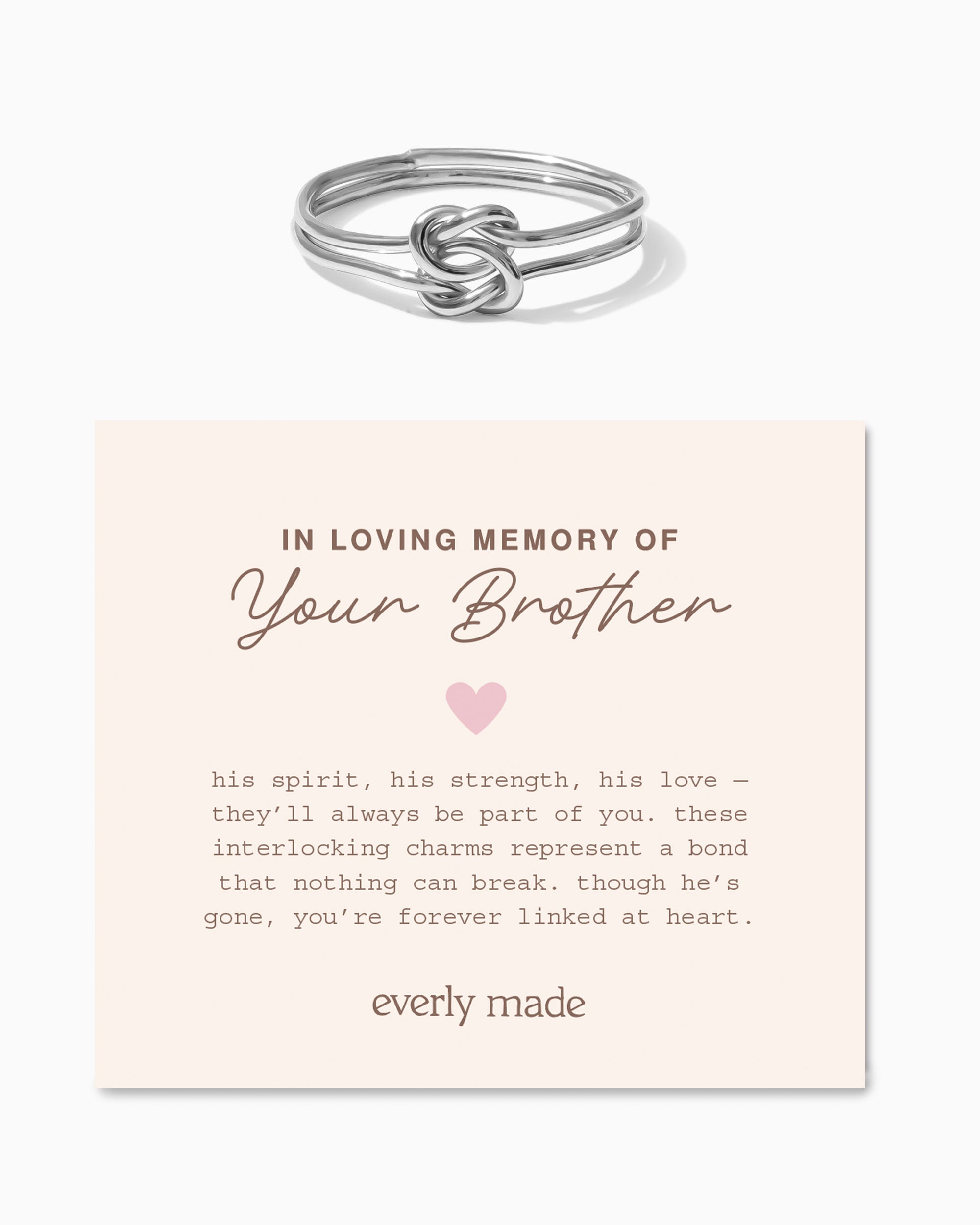 Linked Ring • In Loving Memory of your Brother