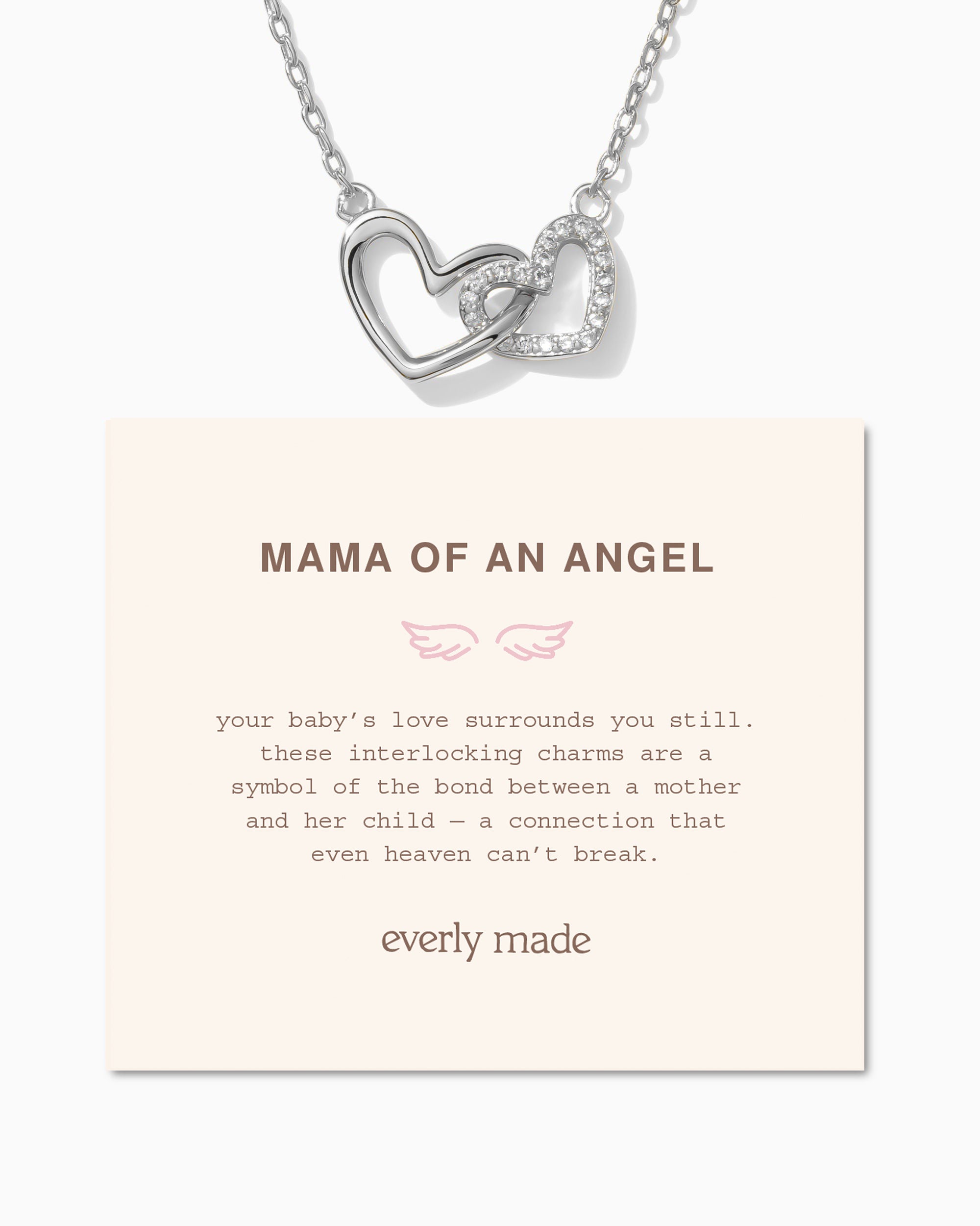 Linked Hearts Necklace • Mama of an Angel