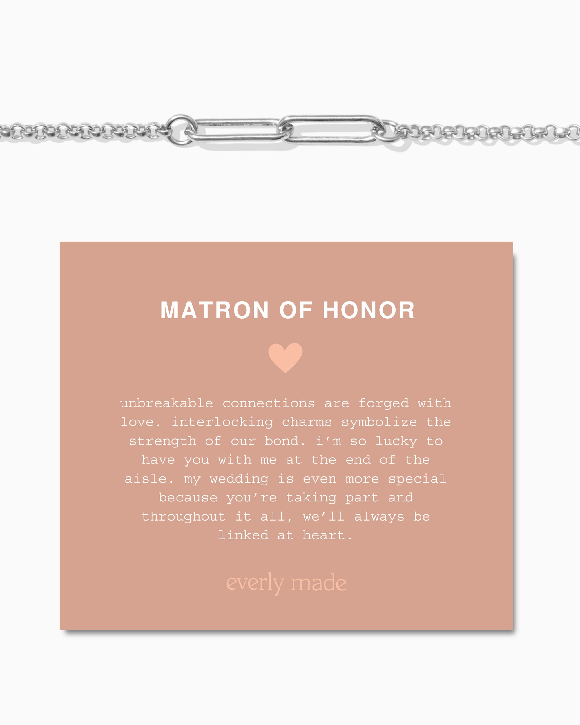 Linked Bracelet • Matron of Honor