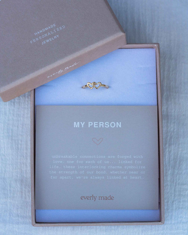 Linked Hearts Ring • My Person