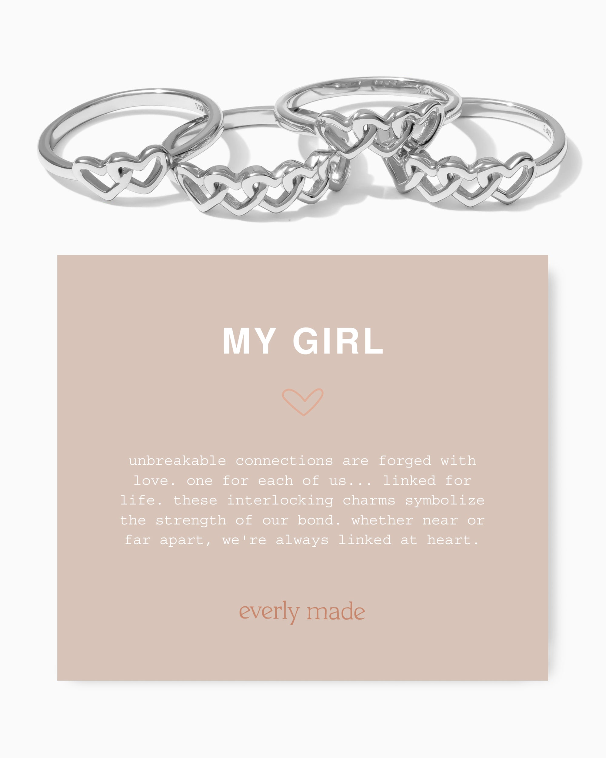 Linked Hearts Ring • My Girl