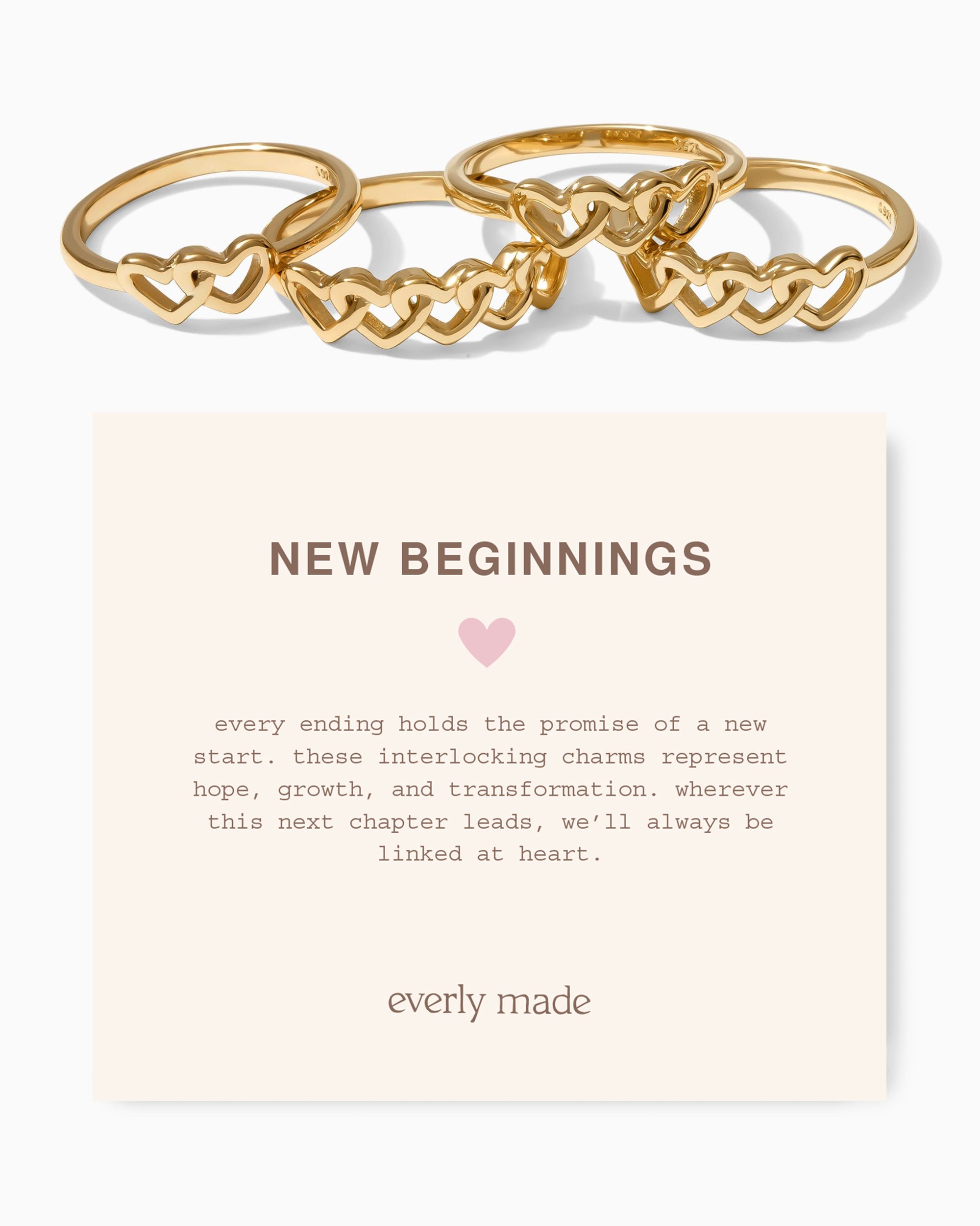 Linked Hearts Ring • New Beginnings