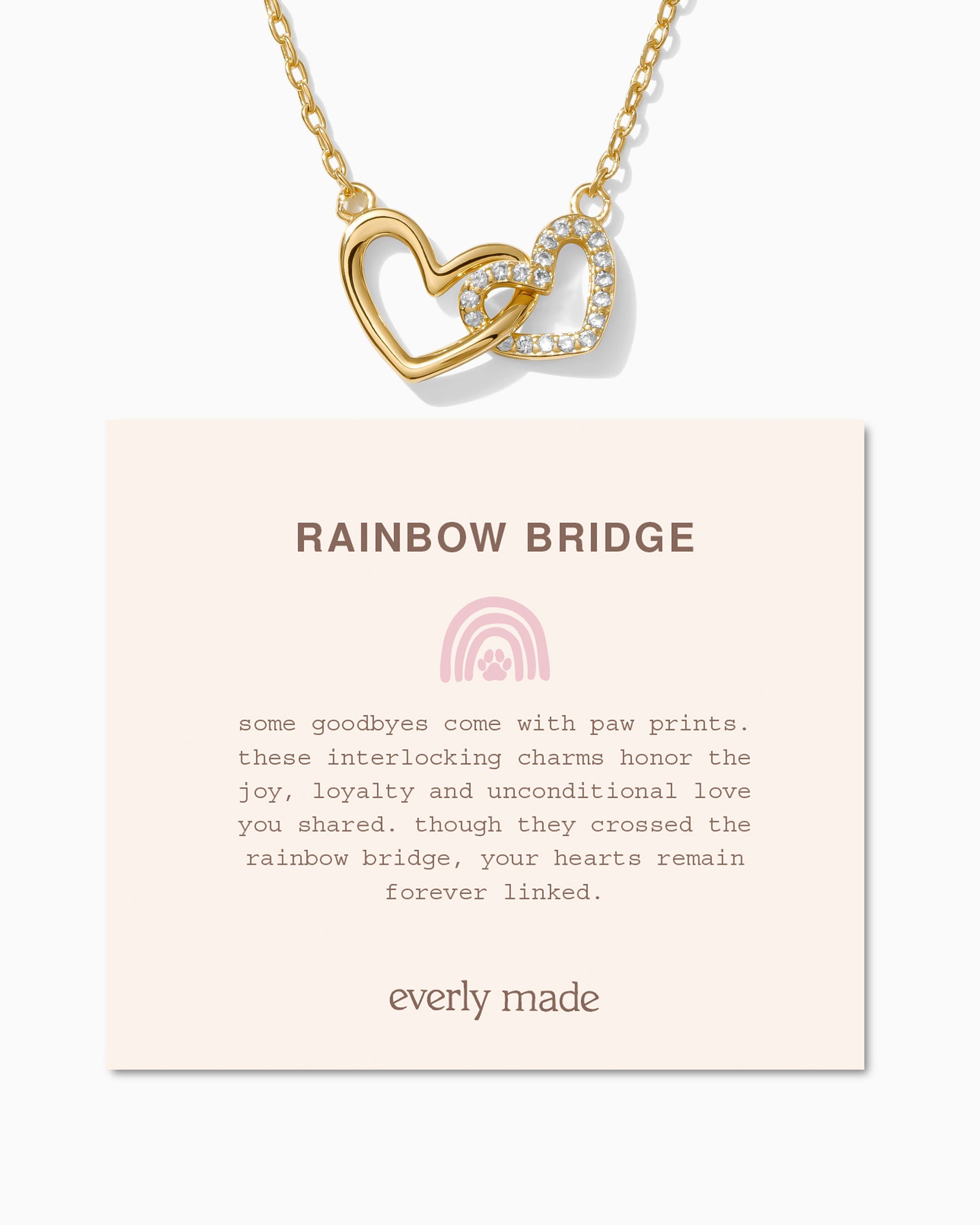Linked Hearts Necklace • Rainbow Bridge