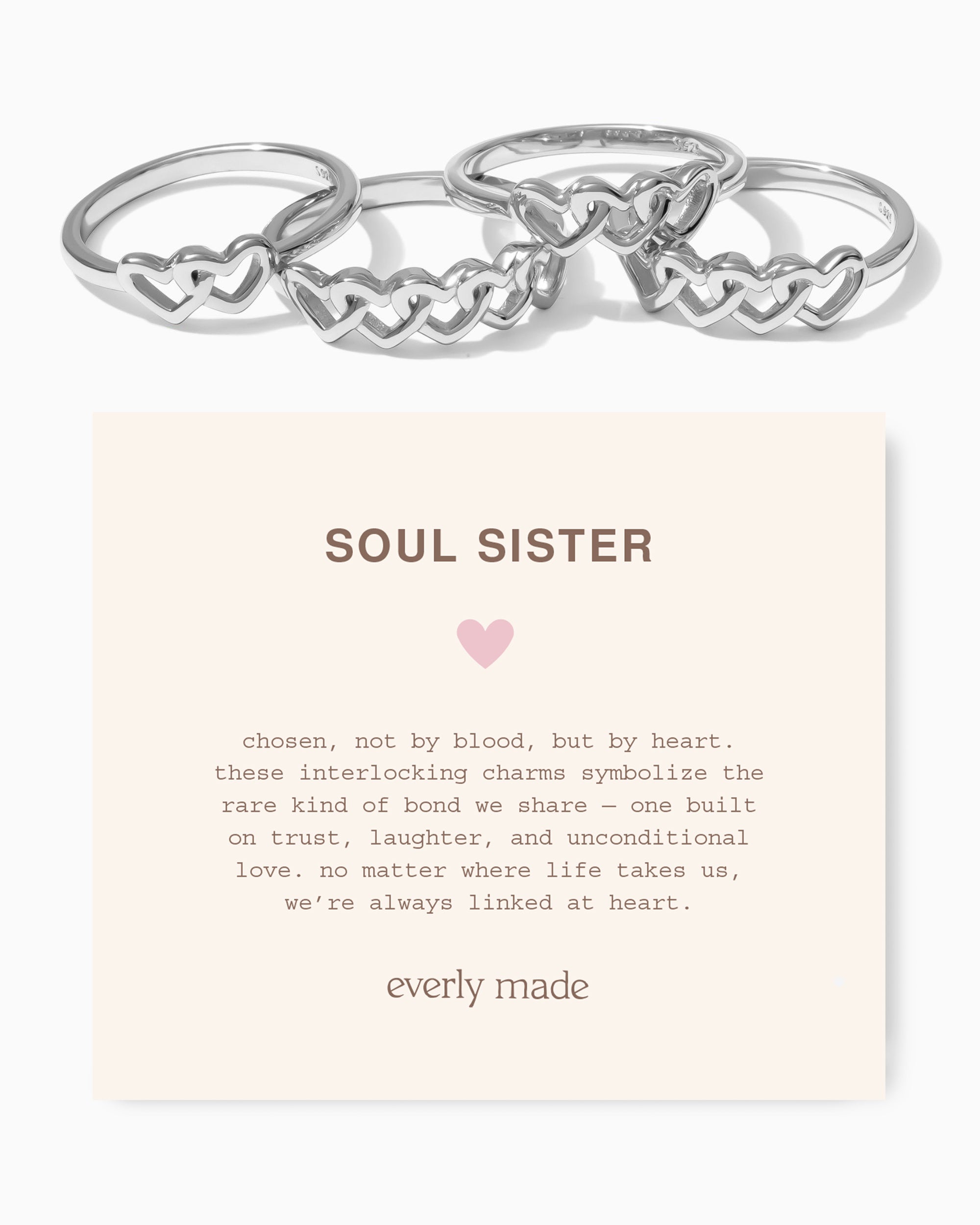 Linked Hearts Ring • Soul Sister