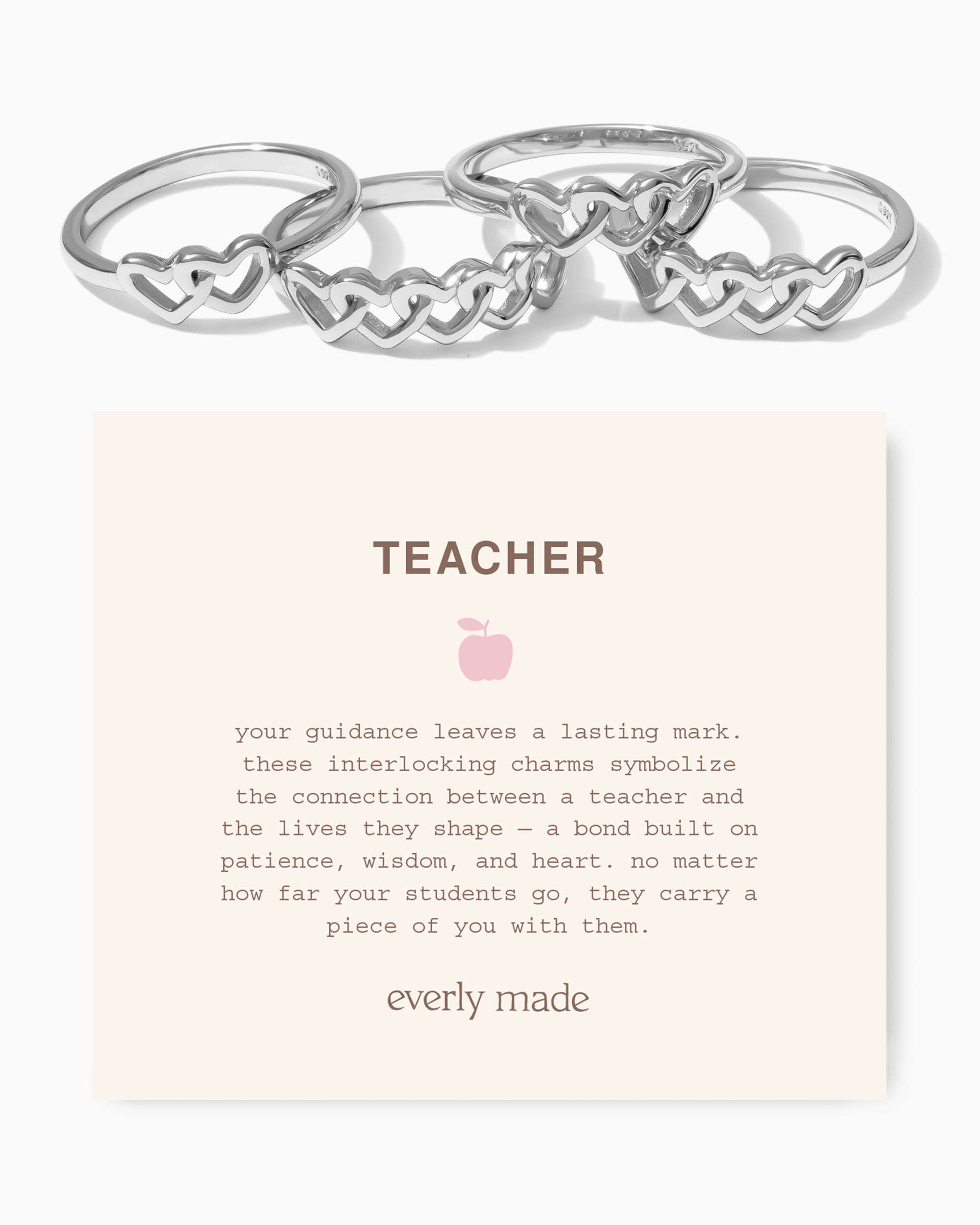 Linked Hearts Ring • Teacher