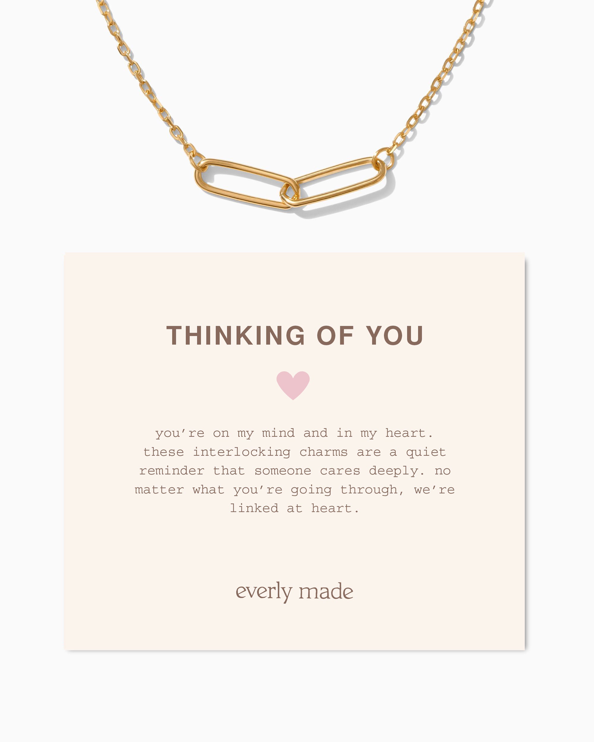Linked Necklace • Thinking of You
