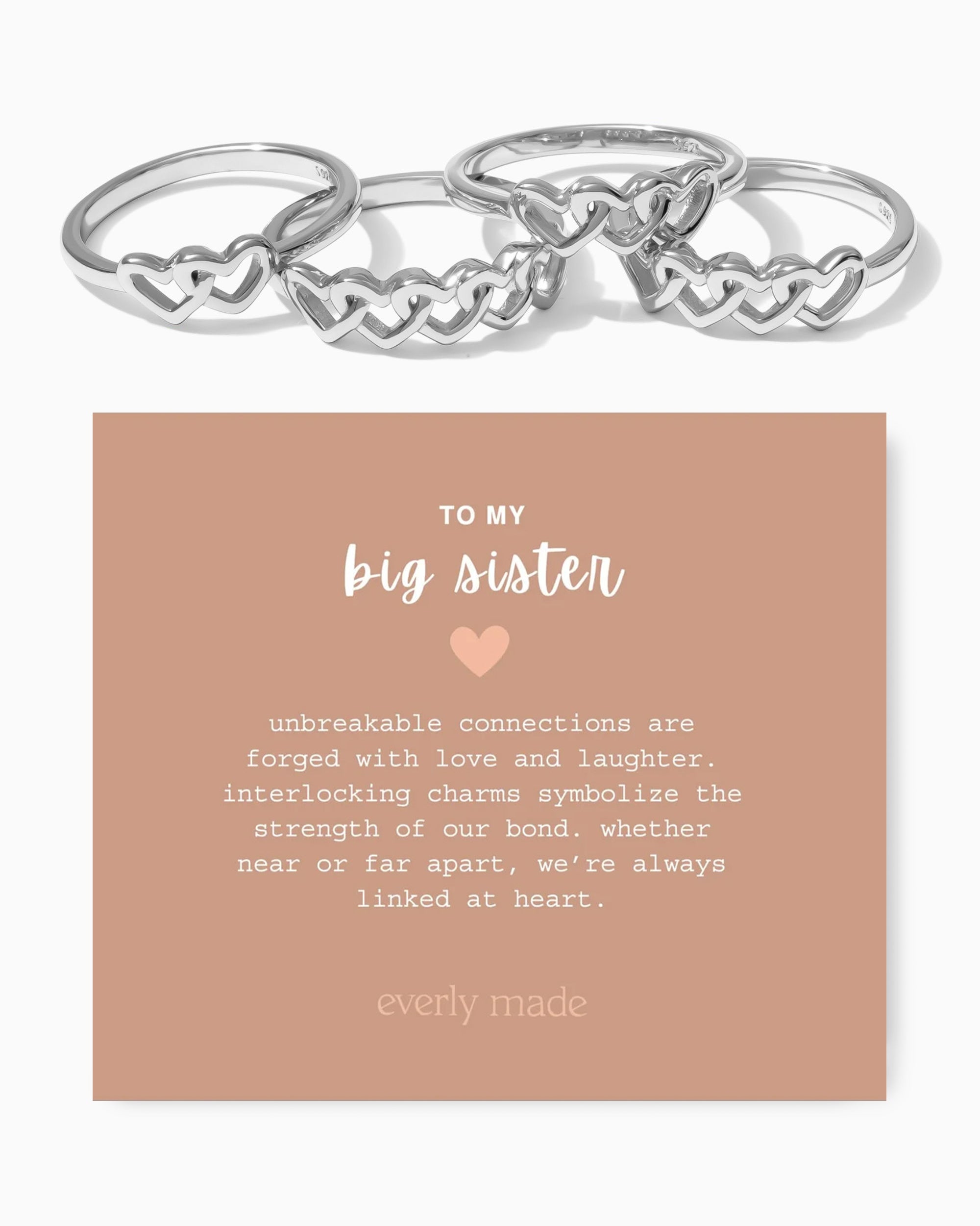 Linked Hearts Ring • Big Sister