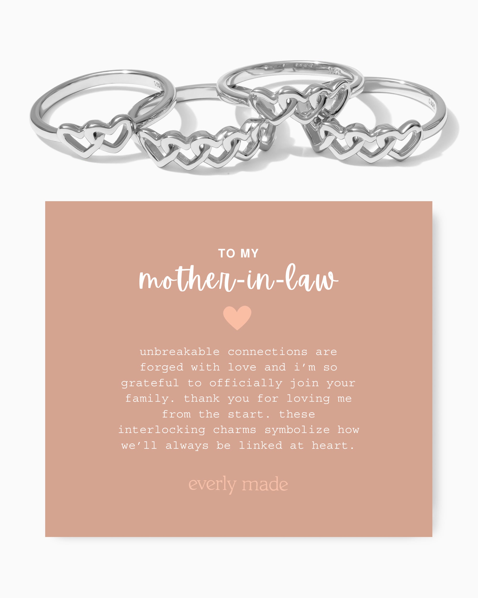 Linked Hearts Ring • Mother-in-law
