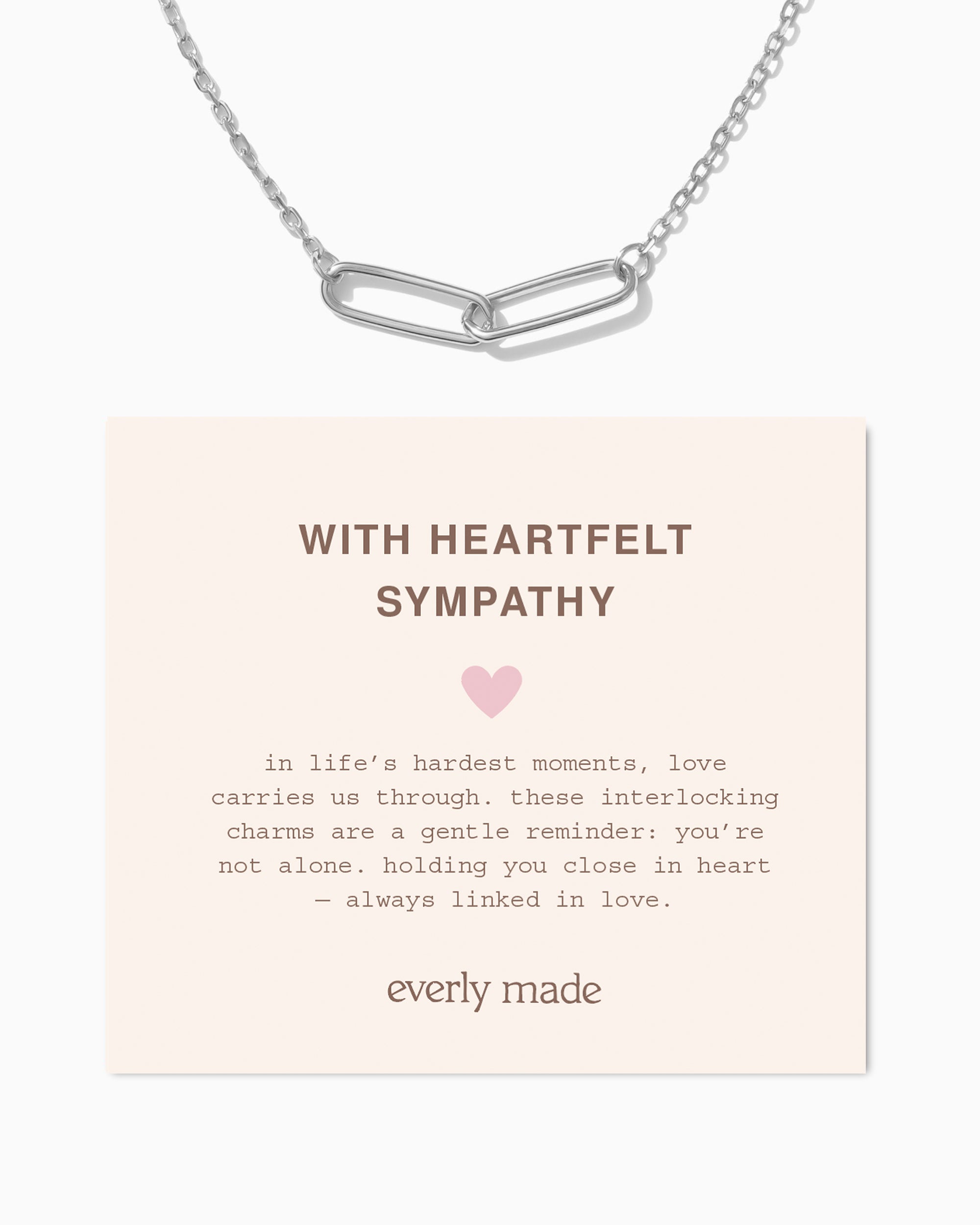 Linked Necklace • With Heartfelt Sympathy