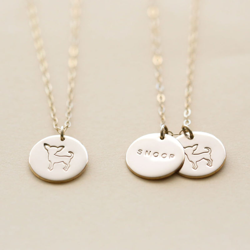 personalized chihuahua necklace