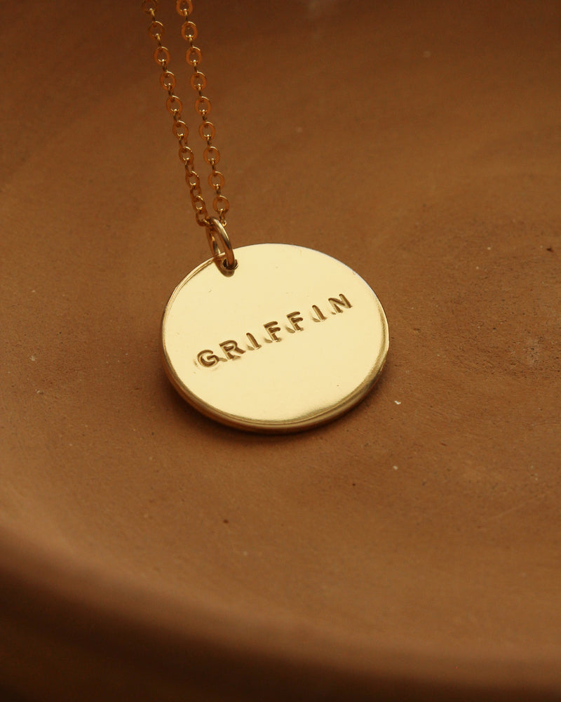 Coin Necklace—3/4"