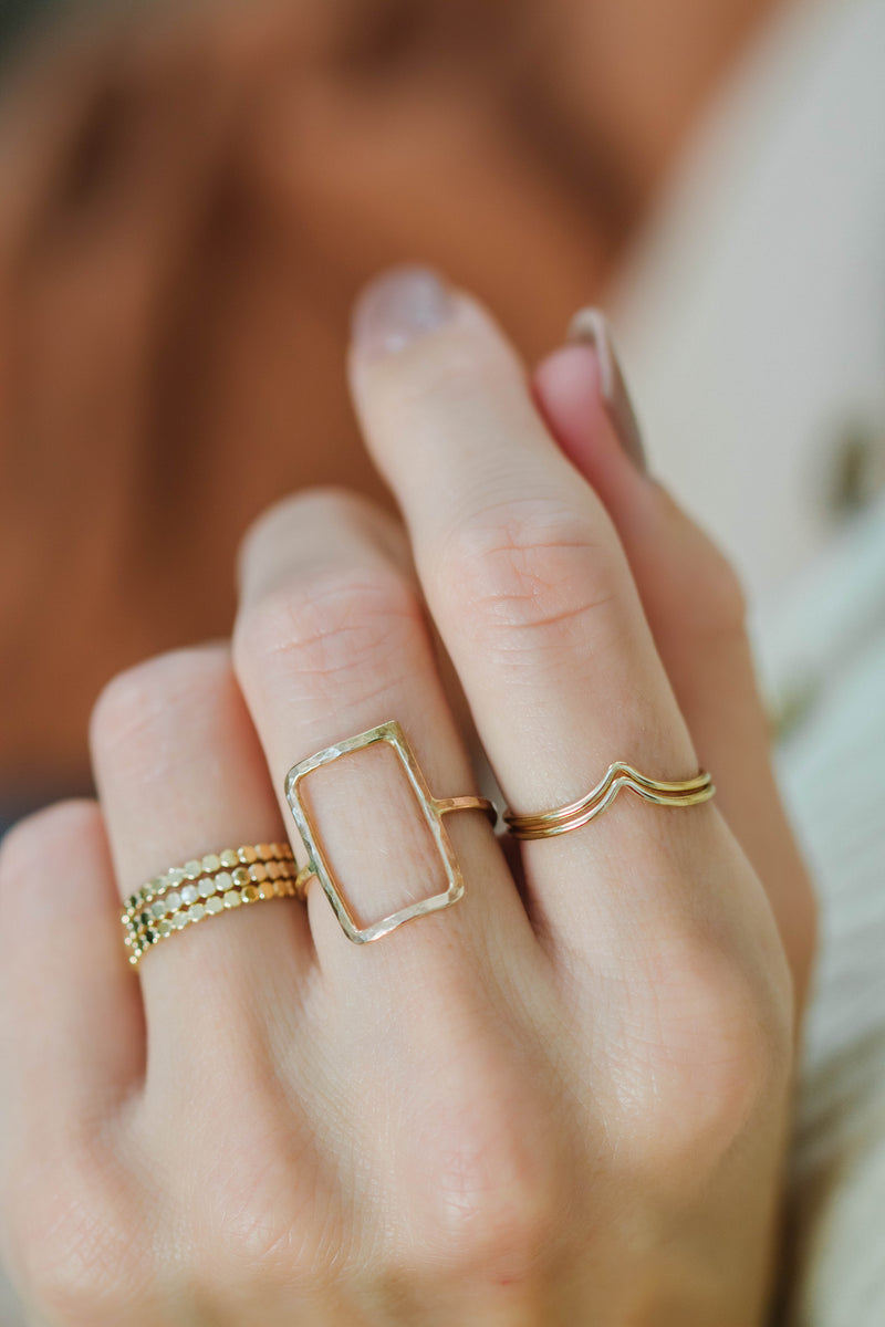Follow Your Dreams Stacked Ring Set