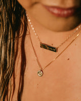 Date Bar Necklace - 1.25"