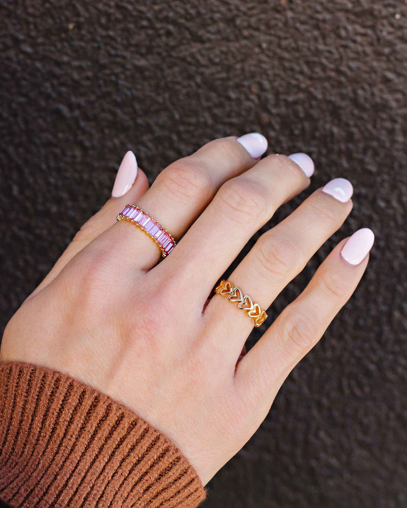 Tiny Heart Ring in Silver, Gold or Rose Gold - Everly Made Rose Gold Filled • Final Sale / 9