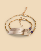 Mommy & Me Birthstone Bracelet Set