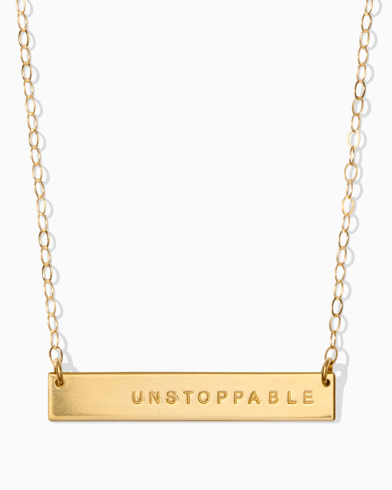 UNSTOPPABLE • Classic Bar Necklace