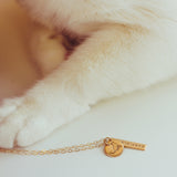 Salem Cat & Name Necklace