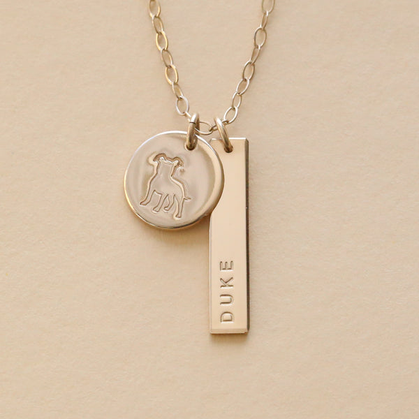 Love and Devotion Pitbull Necklace