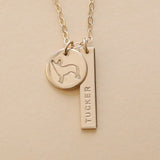 Personalized Australian Cattle Dog Necklace