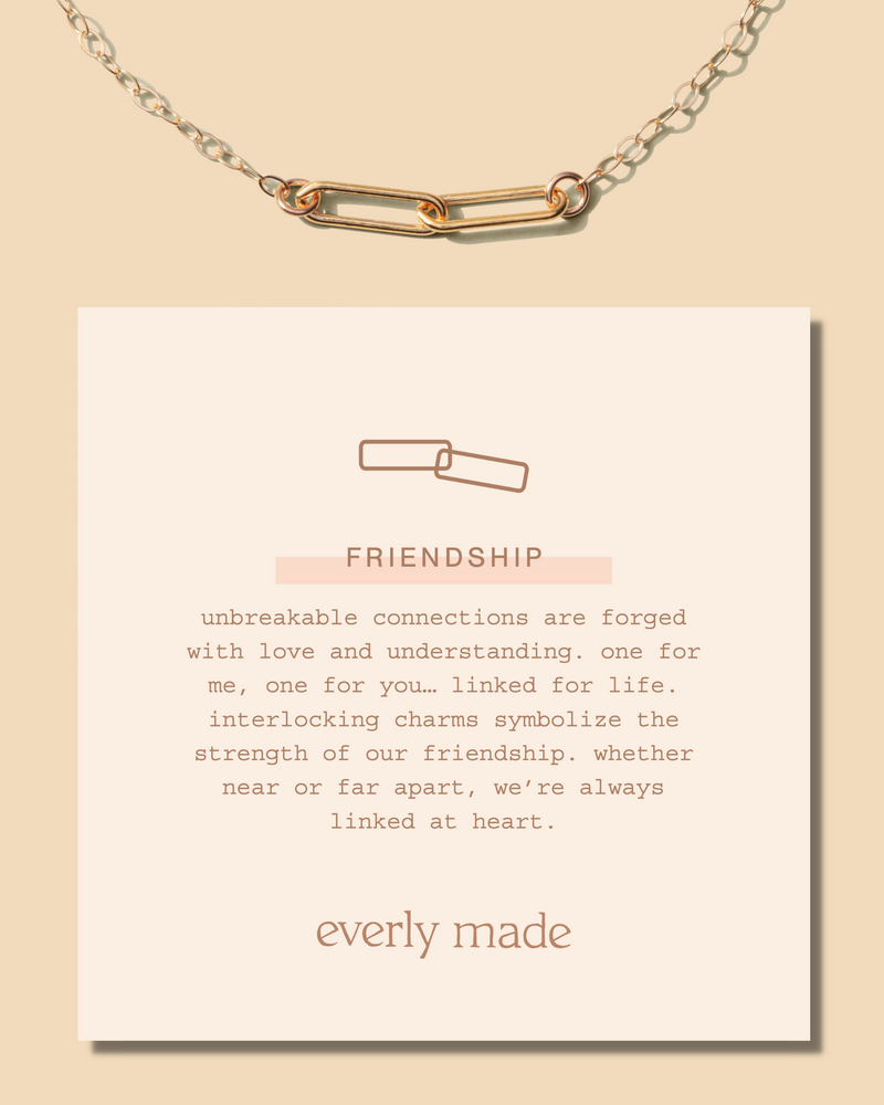 Friendship Necklace. Choose Number of Links for Each Friend
