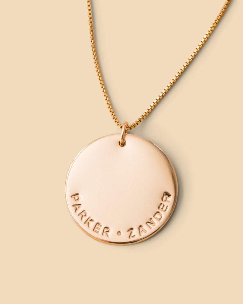 Coin Necklace - 7/8"