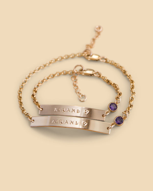 Mommy & Me Birthstone Bracelet Set