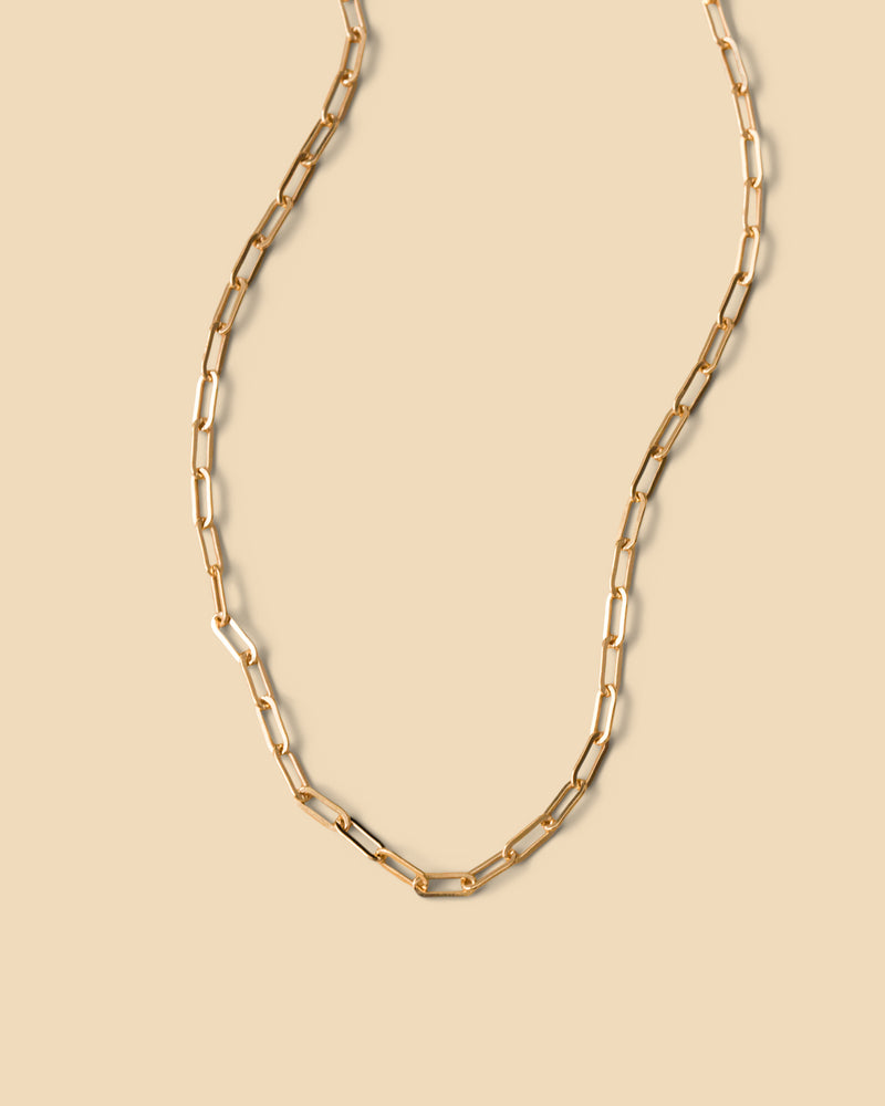Sierra Paperclip Chain - Everly Made Gold Filled