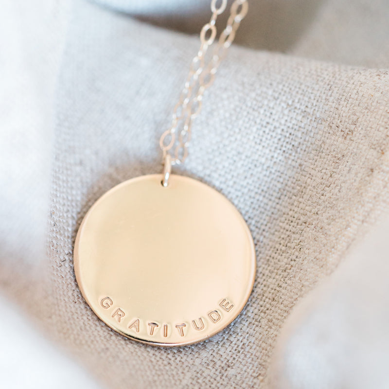 Coin Necklace - 7/8"